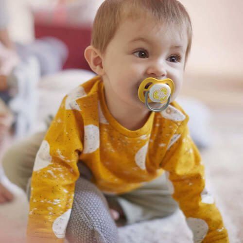 Philips Avent Ultra Air Collection Fopspeen 6-18M 2 stuks SCF080 18 Geel - Foto 2