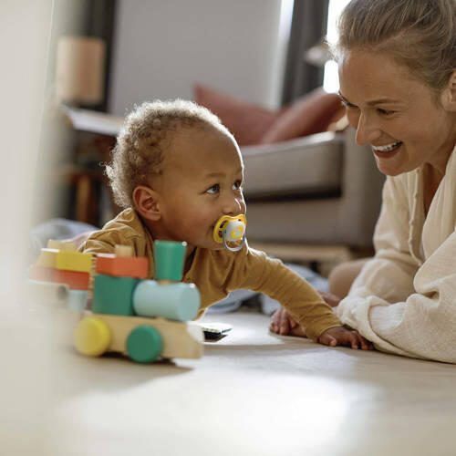 Philips Avent Ultra Air Collection Fopspeen 6-18M 2 stuks SCF080 18 Geel - Foto 3
