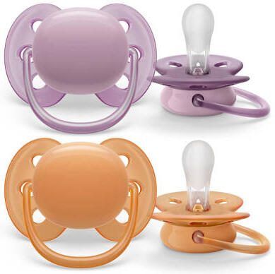 Philips Avent Ultra Soft fopspeen 6-18 maand (2 stuks)