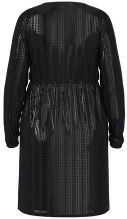 PIECES Maternity zwangerschapsjurk PMSIDDY met glitters zwart Dames Nylon V-hals XL