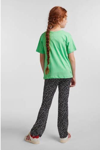 PIECES KIDS T-shirt PKFIBBI met printopdruk frisgroen Meisjes Stretchkatoen Ronde hals 122 128 - Foto 4