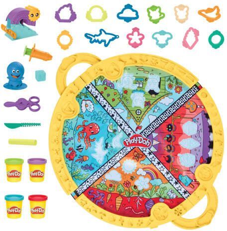 Play-Doh Opvouw en Meeneem Speelmat Klei | Klei van - Foto 3