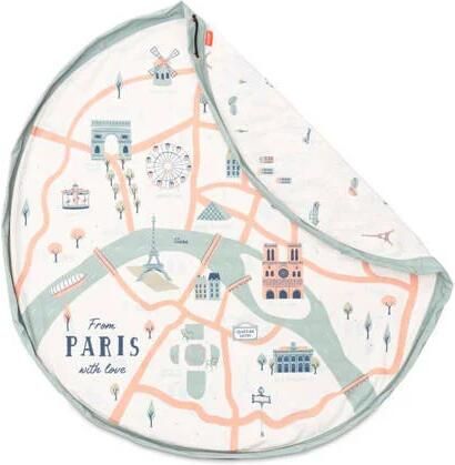 Play&Go 2-in-1 opbergzak speelkleed Paris Map Multi