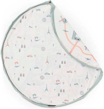 Play&Go 2-in-1 opbergzak speelkleed Paris Map Multi - Foto 3