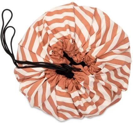 Play&Go 2-in-1 opbergzak speelkleed Stripes Brown Multi - Foto 2