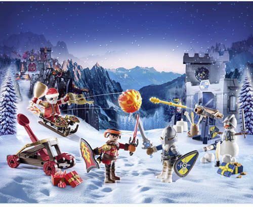 PLAYMOBIL Christmas Adventskalender Strijd in de sneeuw 71346 Speelset - Foto 2