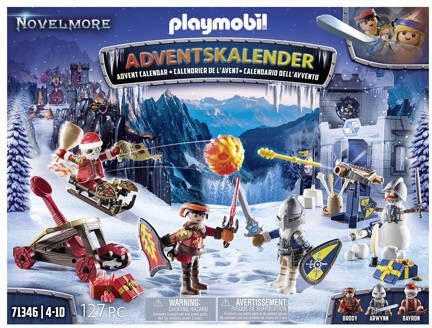 PLAYMOBIL Christmas Adventskalender Strijd in de sneeuw 71346 Speelset - Foto 3