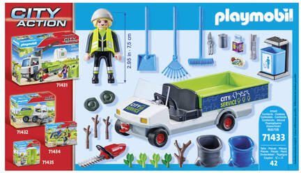 PLAYMOBIL City Action Electrische straatveegmachine 71433 Speelset