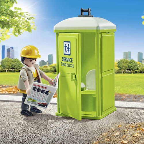 PLAYMOBIL City Action Mobiel Toilet 71435 Speelset - Foto 2