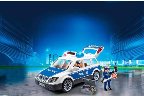 PLAYMOBIL City Action politiepatrouille met licht en geluid Speelset