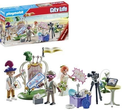PLAYMOBIL City Life Bruidspaar met camera 71367 Speelset - Foto 2