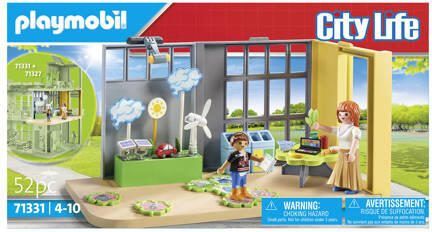 PLAYMOBIL City Life School klimaatwetenschaplokaal 71331 Speelset