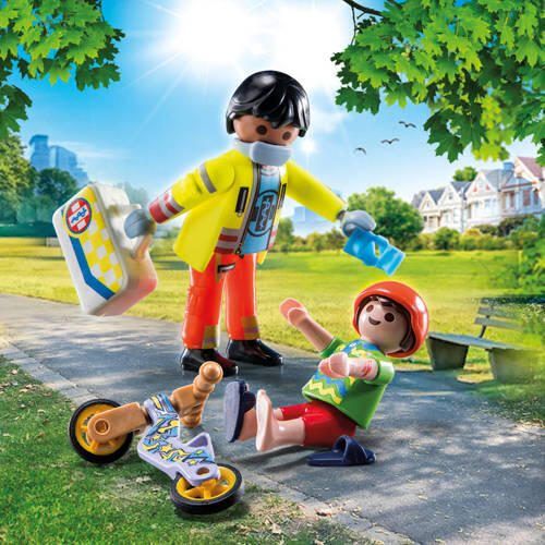 PLAYMOBIL City Life Verpleegkundige met patiënt 71245 Speelset