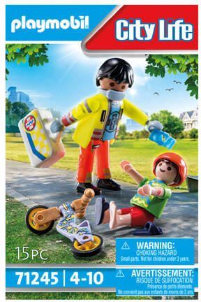 PLAYMOBIL City Life Verpleegkundige met patiënt 71245 Speelset - Foto 2