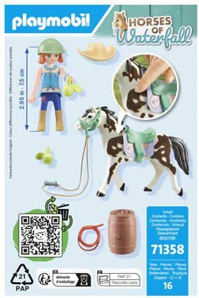 PLAYMOBIL Horses of Waterfall Ellie en Sawdust speelset 71358 - Foto 3