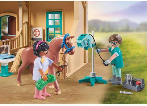 PLAYMOBIL Horses of Waterfall Paardrijtherapie & dierenartsenpraktijk 71352 Speelset