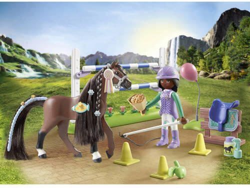 PLAYMOBIL Horses of Waterfall Zoe en Blaze speelset 71355 - Foto 2