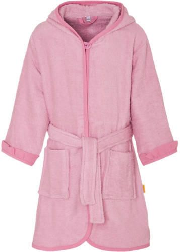 Playshoes badstof badjas roze unicorn Meisjes Katoen Capuchon Effen - Foto 2