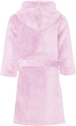 Playshoes fleece badjas lichtroze Meisjes Polyester Capuchon Effen 110 116