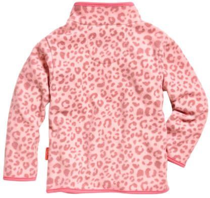 Playshoes fleece vest met all over print roze Meisjes Polyester Opstaande kraag 104 - Foto 2