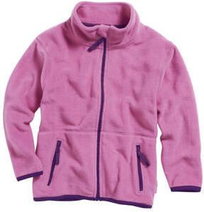 Playshoes fleece vest roze blauw Effen 116 | Vest van