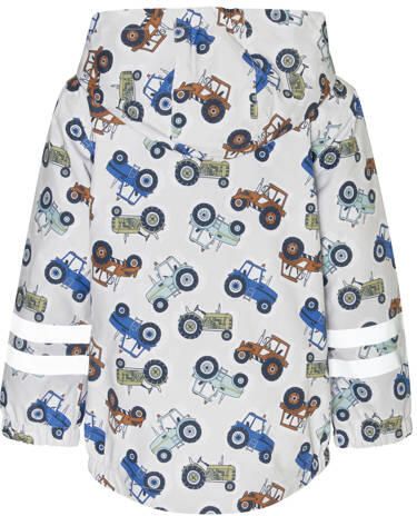 Playshoes regenjas lichtgrijs Jongens Polyester Capuchon All over print - Foto 2