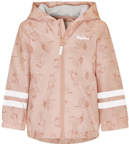 Playshoes regenjas lichtroze Meisjes Polyester Capuchon All over print