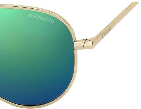 Polaroid zonnebril 8015 N goudkleurig Metaal Effen