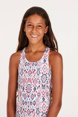 Protest badpak PRTSHAKILA JR wit blauw roze Meisjes Polyester All over print 104 - Foto 2