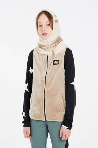 Protest bodywarmer PRTZELDA JR beige Outdoor bodywarmer Polyester Opstaande kraag