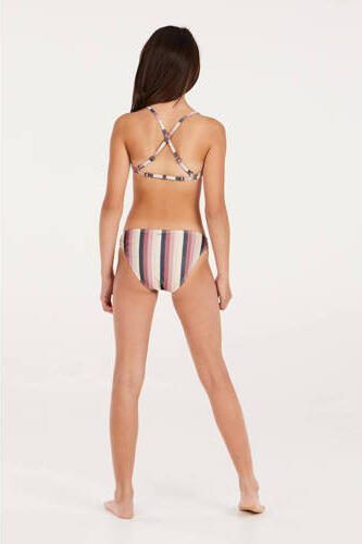 Protest crop bikini met lurex PRTSHEILA JR roze donkerblauw Meisjes Polyester 164 - Foto 2
