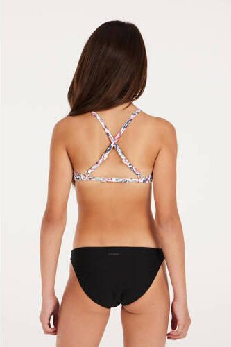 Protest crop bikini PRTINDRIA JR wit zwart Meisjes Polyester All over print 128 - Foto 2