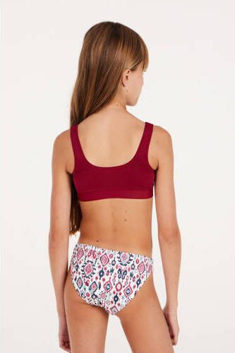 Protest crop bikini PRTNAOMO JR rood Roze Meisjes Polyester All over print 104 - Foto 3