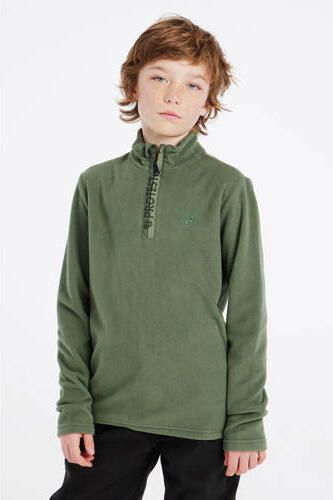 Protest fleece skipully Perfecty JR donkergroen Jongens Polyester Opstaande kraag 140 - Foto 2