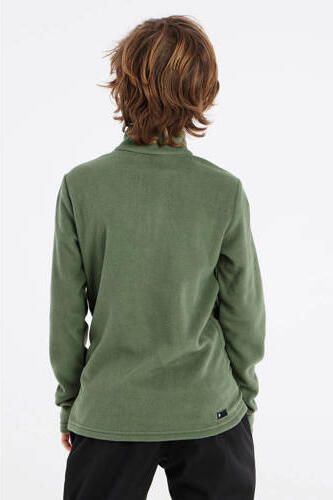 Protest fleece skipully Perfecty JR donkergroen Jongens Polyester Opstaande kraag 140