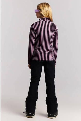 Protest gestreepte outdoor sweater met opstaande kraag lila zwart Paars - Foto 2