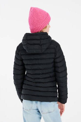 Protest gewatteerde jas Fair jr zwart Outdoor jas Meisjes Polyester Capuchon - Foto 2