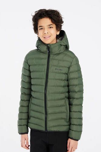 Protest gewatteerde jas Yates Jr olijfgroen Outdoor jas Jongens Polyester Capuchon