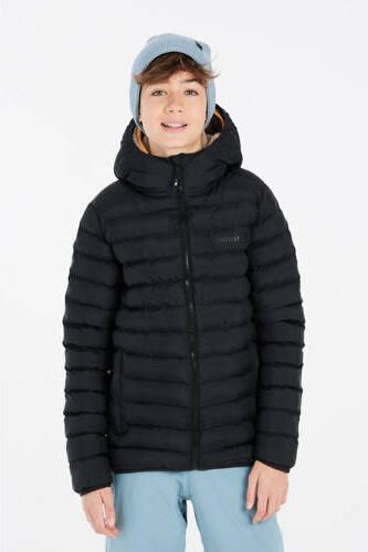 Protest gewatteerde jas Yates jr zwart Outdoor jas Jongens Polyester Capuchon