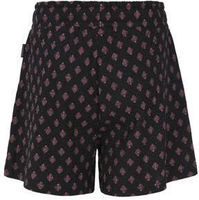 Protest paperbag short met all over print zwart donkerroze Korte broek Meisjes Polyester 176 - Foto 4