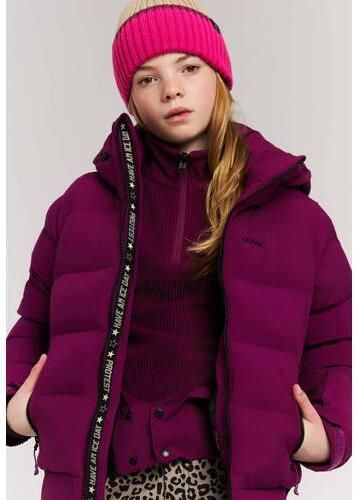 Protest PRTEliny JR ski-jas aubergine Skijack Paars Meisjes Polyester Capuchon - Foto 2