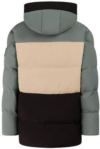 Protest PRTHunton JR ski-jas beige groen zwart Skijack Jongens Polyester Capuchon - Foto 3