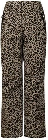 Protest PRTMadora J skibroek met dierenprint beige zwart Meisjes Polyester