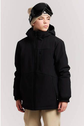 Protest PRTRocket JR ski-jas zwart Skijack Jongens Polyester Capuchon