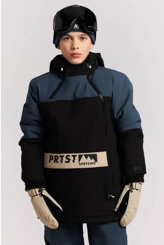 Protest PRTRowan JR ski-jas donkerblauw Skijack Jongens Polyester Capuchon - Foto 3