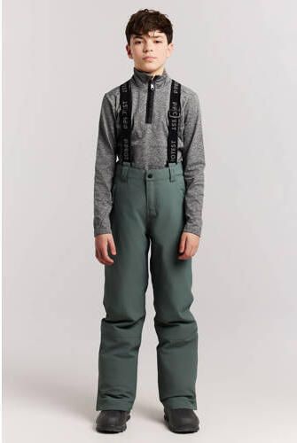 Protest PRTStitch JR skibroek groen Jongens Polyester Effen