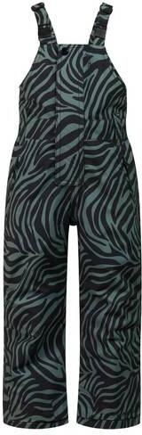 Protest PRTTuvai TD skibroek met print groen zwart Meisjes Polyester