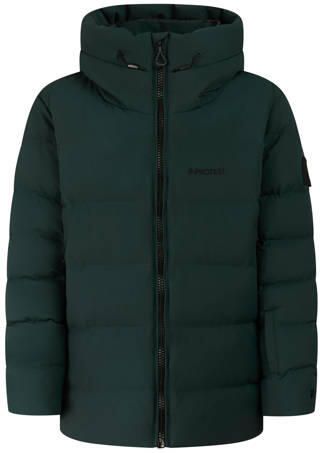 Protest PRTWalden JR ski-jas donkergroen Skijack Jongens Softshell Capuchon