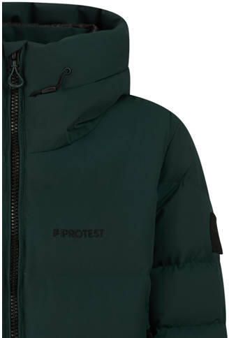 Protest PRTWalden JR ski-jas donkergroen Skijack Jongens Softshell Capuchon - Foto 2