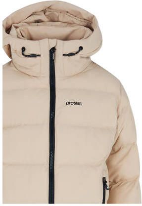 Protest ski-jack Elniy Jr beige Skijack Meisjes Polyester Capuchon Meerkleurig - Foto 3